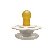 Set 2 suzete Cherry Green Newborn Girl cu tetina din latex natural, forma rotunda, cu inel, recomandate pentru nou-nascuti 0-2 luni, nip 38747