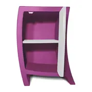 Comoda Lemn Cu Usa Alice In Tara Minunilor - Mov - Pc-c-alice-mov