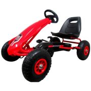 Kart cu pedale gokart, 3-7 ani, roti gonflabile, g4 r-sport - rosu edeedihp-003drosu