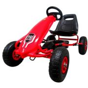 Kart cu pedale gokart, 3-7 ani, roti gonflabile, g4 r-sport - rosu edeedihp-003drosu