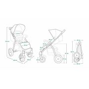 Lionelo - Carucior sport Annet Plus Lovin\', Editie limitata, De la nastere, Cu accesorii, 0 - 22 Kg, Conform cu standardele europene de securitate EN1888-1 si EN1888-2, Negru, Resigilat BYNLO-ANNET_PLUS_LOVIN_resigilat2