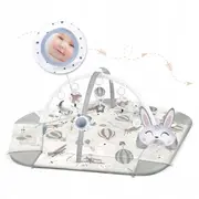 Salteluta de joaca educativa 3 in 1 nukido 730102 - gri edeedi730102