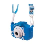 Aparat foto digital pentru copii Kitty, 2 inch, 3MP, card 16GB Kruzzel MY18070 BBJMY18070_Albastru