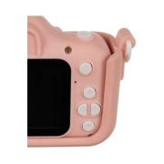 Aparat foto digital pentru copii Kitty, 2 inch, 3MP, card 16GB Kruzzel MY18070 BBJMY18070_Roz