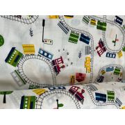 Cearceaf din muselina, 2buc./set, 120x160cm, trenulete Kreis