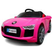 Masinuta electrica cu telecomanda, copii 1-4 ani, scaun din piele, cabrio b4 628 r-sport - roz edeedi628roz