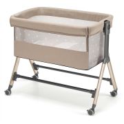Patut, Sempreconte, Co-sleeper 2 In 1, Cu Laterala Culisanta, Cu Setare Unghiulara, Cu Roti, Reglabil In 8 Pozitii Pe Inaltime, Bej Pjb49920101
