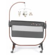 Patut Cu Leganare, Cullami, Co-sleeper 2 In 1, Cu Laterala Culisanta, Cu Setare Unghiulara, Cu Roti, Reglabil In 8 Pozitii Pe Inaltime, Gold Pjb49925182