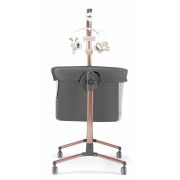 Patut Cu Leganare, Cullami, Co-sleeper 2 In 1, Cu Laterala Culisanta, Cu Setare Unghiulara, Cu Roti, Reglabil In 8 Pozitii Pe Inaltime, Gold Pjb49925182