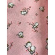 Scutece multifunctionale din finet 75x75 cm 3/set., puisori pink Kreis