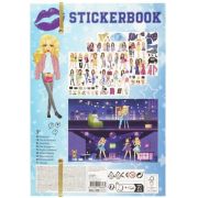 Carte cu stickere Dress me up Besties Grafix GR140001 BBJGR140001_Initiala