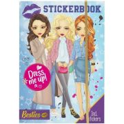 Carte cu stickere Dress me up Besties Grafix GR140001 BBJGR140001_Initiala