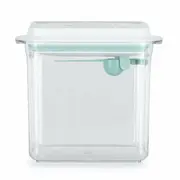 Feedo - Recipient depozitare lapte praf, 1700 ml, Capac etans, Din plastic, Fara BPA, Turcoaz BYN909910