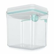 Feedo - Recipient depozitare lapte praf, 1700 ml, Capac etans, Din plastic, Fara BPA, Turcoaz BYN909910