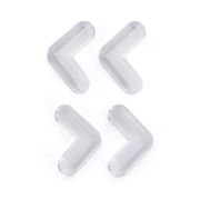 Feedo - Set protectii pentru colturi ascutite, Usor de instalat, 4 x 4 x 1.5 cm, 4 bucati, Transparent BYN241203