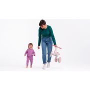 Lionelo - Bicicleta fara pedale Villy, Cu 4 roti, Din spuma EVA si TPR, Stabila, Manere moi, antiderapante, 12- 36 luni, Sustine pana la 30 kg, Certificata EN 71-1:2014, EN 71-2:2011, EN 71-3:2019, Verde turcoaz BYNLOE-VILLY_ GREEN_TURCOISE