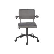 Scaun birou copii hm fidel gri velvet drm10181