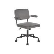 Scaun birou copii hm fidel gri velvet drm10181
