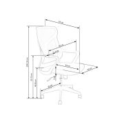 Scaun de birou hm santo gri drm10179