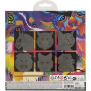 Set 6 fise razuibile 19.5 x 19.5 cm Grafix GR220016 BBJGR220016_Animale