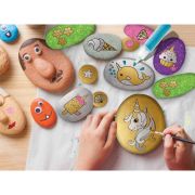 Set pictura pe pietre Glittering Unicorn 12 piese Grafix GR200037 BBJGR200037_Initiala
