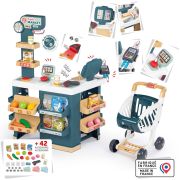 Magazin pentru copii smoby super market cu 42 accesorii hubs7600350239