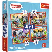 PUZZLE TREFL 4IN1 THOMAS TRENULETELE AMUZANTE VIV34619