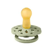 Bibs - suzeta boheme latex, tetina rotunda, 6 luni +-sage bbb220250c