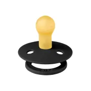 Bibs - suzeta colour latex, tetina rotunda, 0 luni +-black bbb100210c