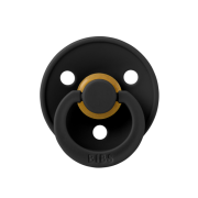 Bibs - suzeta colour latex, tetina rotunda, 6 luni +-black bbb200210c
