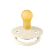 Bibs - suzeta de lux latex, tetina rotunda, 0 luni +-ivory bbb1110216c
