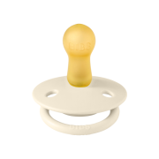 Bibs - suzeta de lux latex, tetina rotunda, 6 luni +-ivory bbb1210216c