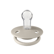 Bibs - suzeta de lux silicon, tetina rotunda, marime universala (0-3 ani)-sand bbb1010214c