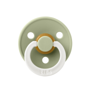 Bibs - suzeta fosforescenta colour glow latex, tetina rotunda, 0 luni +-sage bbb100270c