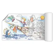 Poster de colorat - pirati