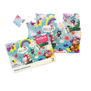 Puzzle - aventurile magice ale unicornilor (30 piese)