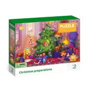 Puzzle - pregatiri de craciun (60 piese)