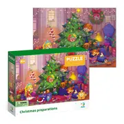 Puzzle - pregatiri de craciun (60 piese)