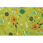 Sac de dormit copii, Cosmos Map, din bumbac, 110 cm, 0.8 tog - Primavara KDEPR11008CMAP