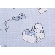 Sac de dormit copii, Ursuletul Martinica albastru, din bumbac, 95 cm, 2.5 tog - Iarna KDET9525UMA