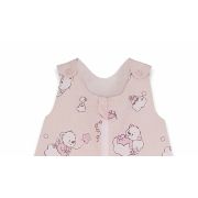 Sac de dormit copii, Ursuletul Martinica roz, din bumbac, 140 cm, 0.5 tog - Vara KDEV14005UMR