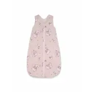 Sac de dormit copii, Ursuletul Martinica roz, din bumbac, 60 cm, 0.5 tog - Vara KDEV6005UMR