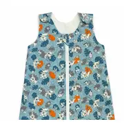 Sac de dormit copii, Tiger Jungle, din bumbac, 110 cm, 1 tog - Toamna KDET1101TIGJ