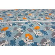 Sac de dormit copii, Tiger Jungle, din bumbac, 70 cm, 1 tog - Toamna KDET701TIGJ