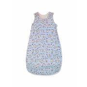 Sac de dormit copii, Baby Bear albastru, din bumbac, 140 cm, 0.8 tog - Primavara KDEPR14008BBA