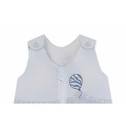Sac de dormit copii, Hai la joaca albastru, din bumbac, 140 cm, 1 tog - Toamna KDET1401HLJAB
