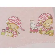 Sac de dormit copii, Hai la joaca roz, din bumbac, 85 cm, 0.5 tog - Vara KDEV8505HLJR