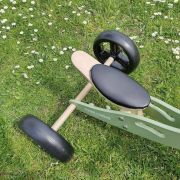 Bicicleta/tricicleta fara pedale din lemn, 2 in 1, Functie de bicicleta echilibru, Scaun reglabil, Roti ajustabile, Manere antiderapante, Varsta 1-3 ani, Free2Move, Mint BYN39623