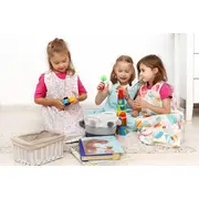 Sac de dormit copii, Baby Bear roz, din bumbac, 130 cm, 0.5 tog - Vara KDEV13005BBR