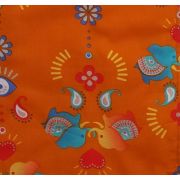 Sac de dormit copii, Jocul Elefantilor, din bumbac, 60 cm, 0.5 tog - Vara KDEV6005JEP